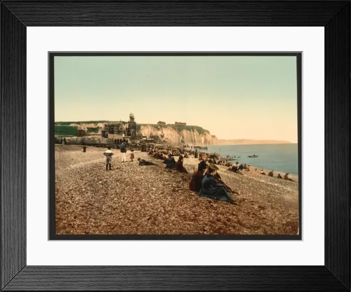 Framed Print : La plage et le casino, Dieppe, France Framed Print : La plage et le casino, Dieppe, France