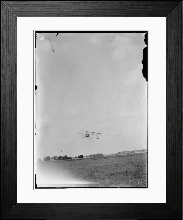 Framed Print : Orville Wright and AB Lambert flying; Simms Station, Dayton Framed Print : Orville Wright and AB Lambert flying; Simms Station, Dayton