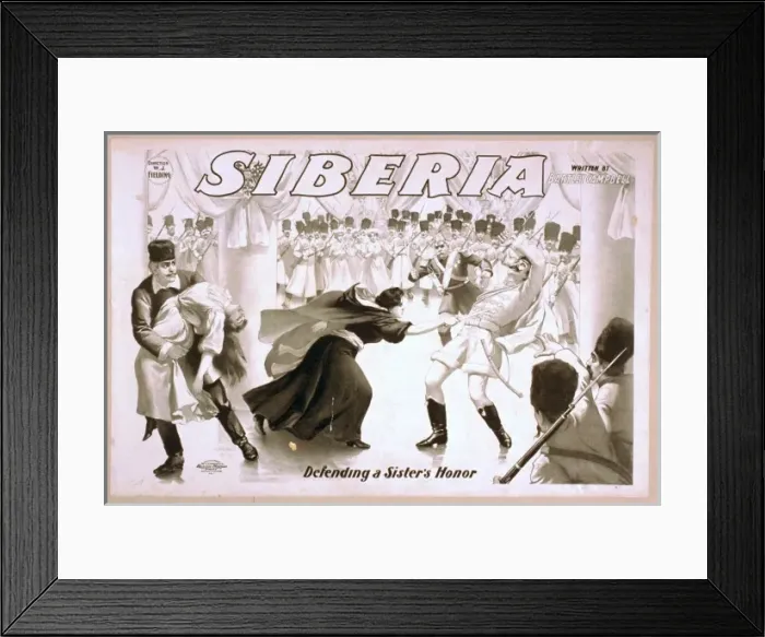 Framed Print : Siberia written by Bartley Campbell Framed Print : Siberia written by Bartley Campbell