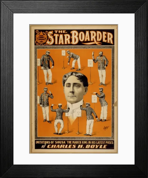 Framed Print : The starboarder that funny show Framed Print : The starboarder that funny show
