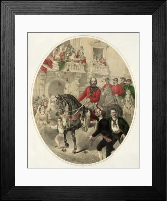 Framed Print : Garibaldi entering Naples Framed Print : Garibaldi entering Naples