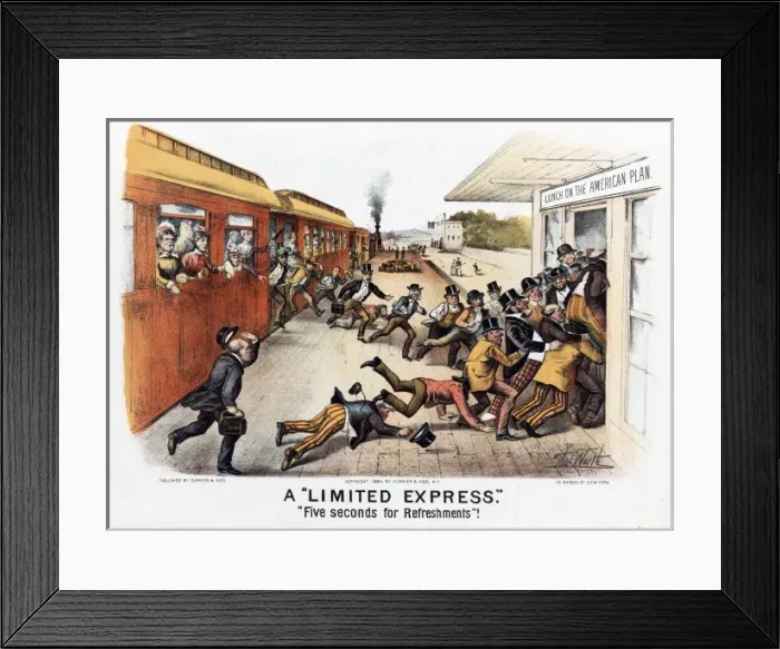 Framed Print : A Limited Express Framed Print : A Limited Express