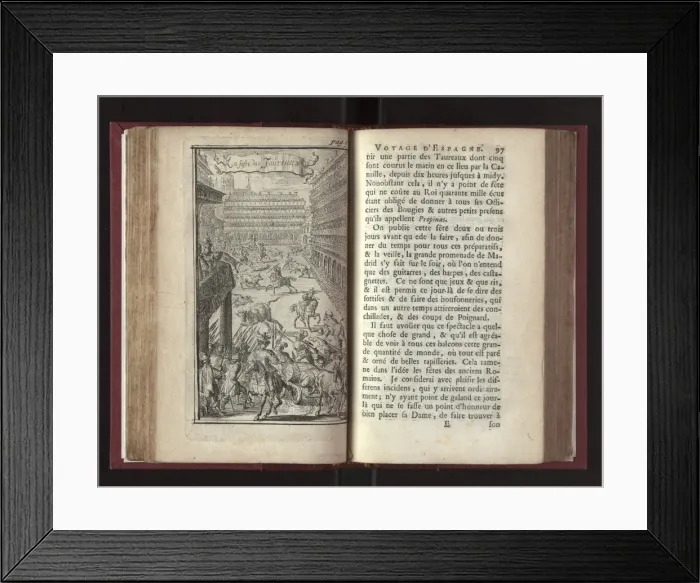 Framed Print : A bullfight in Spain Framed Print : A bullfight in Spain