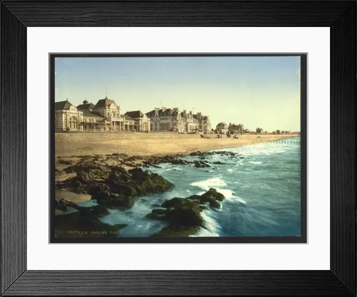 Framed Print : Casino and Grand Hotel, Parame, France Framed Print : Casino and Grand Hotel, Parame, France