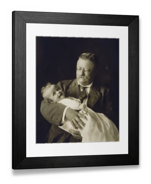 Framed Print : Theodore Roosevelt and Kermit Roosevelt, Jr Framed Print : Theodore Roosevelt and Kermit Roosevelt, Jr