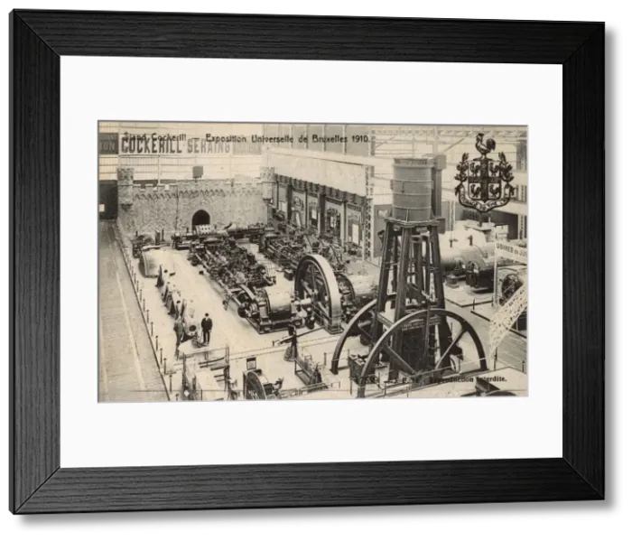 Framed Print : Exposition Universelle de Bruxelles - Cockerill Framed Print : Exposition Universelle de Bruxelles - Cockerill