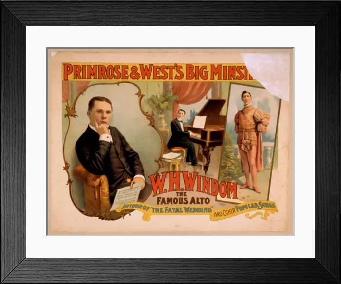 Framed Print : Primrose & Wests Big Minstrels Primrose & Wests Big Minstr Framed Print : Primrose & Wests Big Minstrels Primrose & Wests Big Minstr
