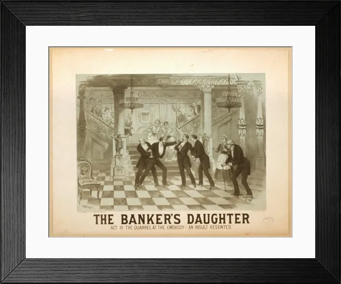 Framed Print : The bankers daughter Framed Print : The bankers daughter