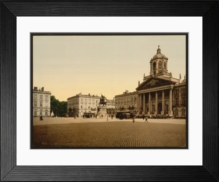 Framed Print : Bruxelles, Place Royale, Brussels, Belgium Framed Print : Bruxelles, Place Royale, Brussels, Belgium