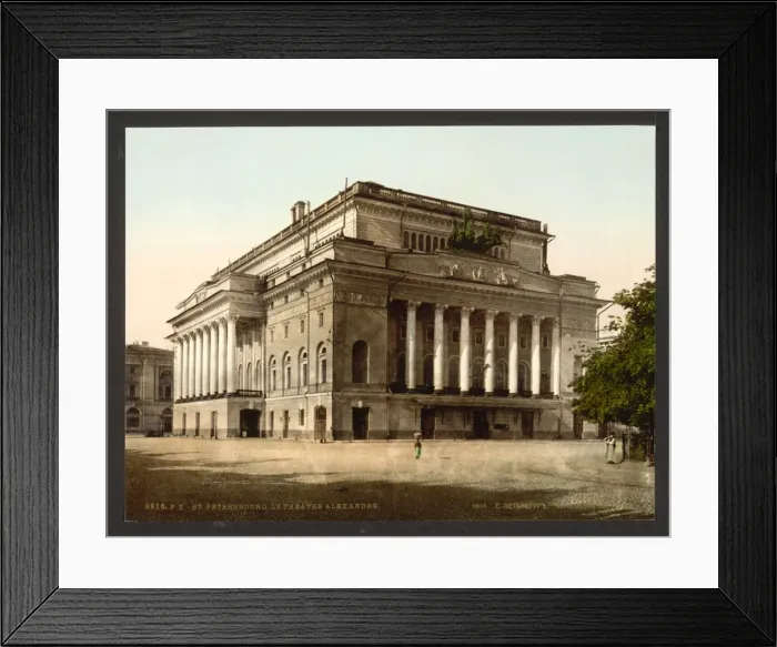 Framed Print : Alexander Theatre, St. Petersburg, Russia Framed Print : Alexander Theatre, St. Petersburg, Russia