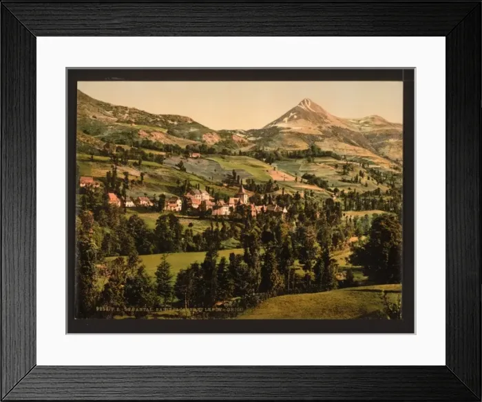 Framed Print : Le Cantal, St. Jacques and the Puy-Griou, Auvergne Mountains Framed Print : Le Cantal, St. Jacques and the Puy-Griou, Auvergne Mountains