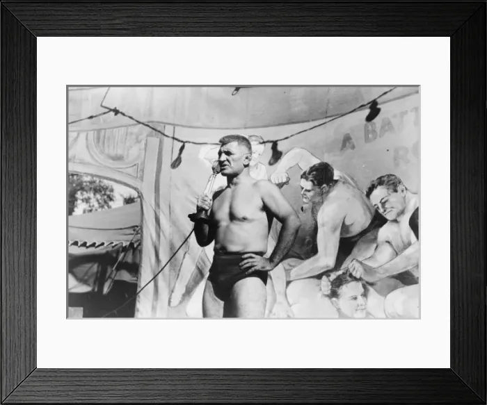 Framed Print : Wrestlers at the Worlds Fair in Tunbridge, Vermont Framed Print : Wrestlers at the Worlds Fair in Tunbridge, Vermont