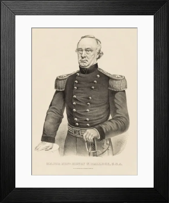 Framed Print : Major General Henry W. Halleck Framed Print : Major General Henry W. Halleck