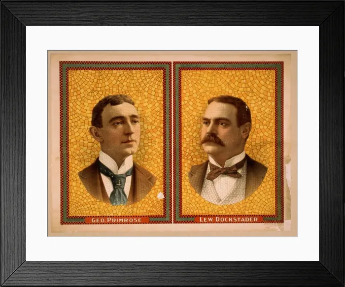 Framed Print : Geo. Primrose. Lew Dockstader Framed Print : Geo. Primrose. Lew Dockstader