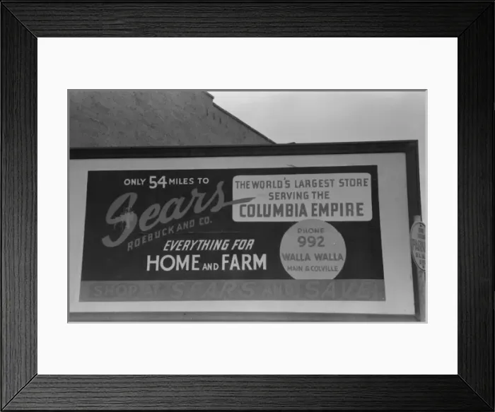 Framed Print : Sign in Hermiston, Oregon Framed Print : Sign in Hermiston, Oregon