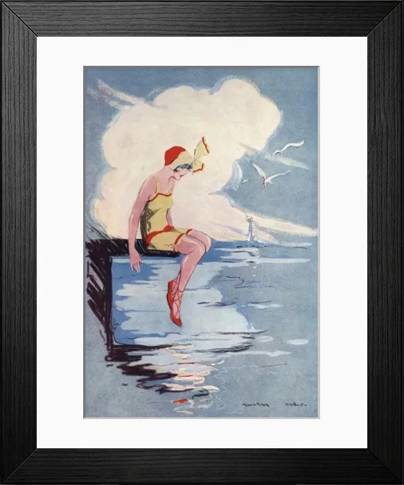 Framed Print : As a Duck to Water by Lindsay Cable