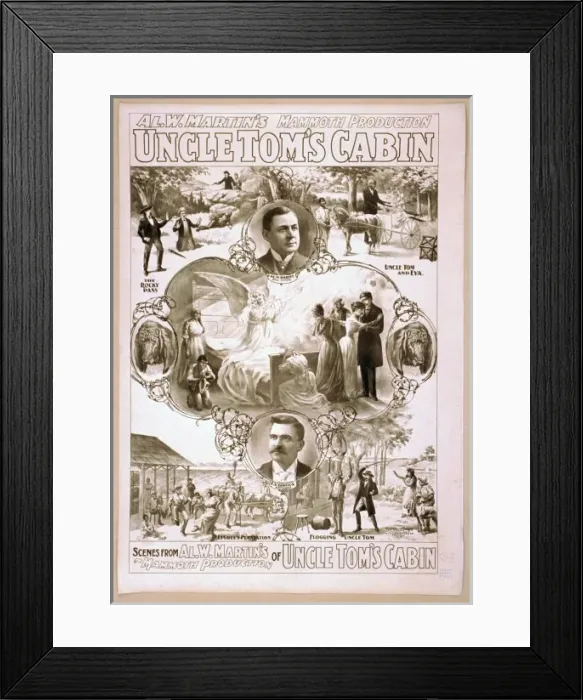 Framed Print : Al. W. Martins mammoth production, Uncle Toms cabin Framed Print : Al. W. Martins mammoth production, Uncle Toms cabin