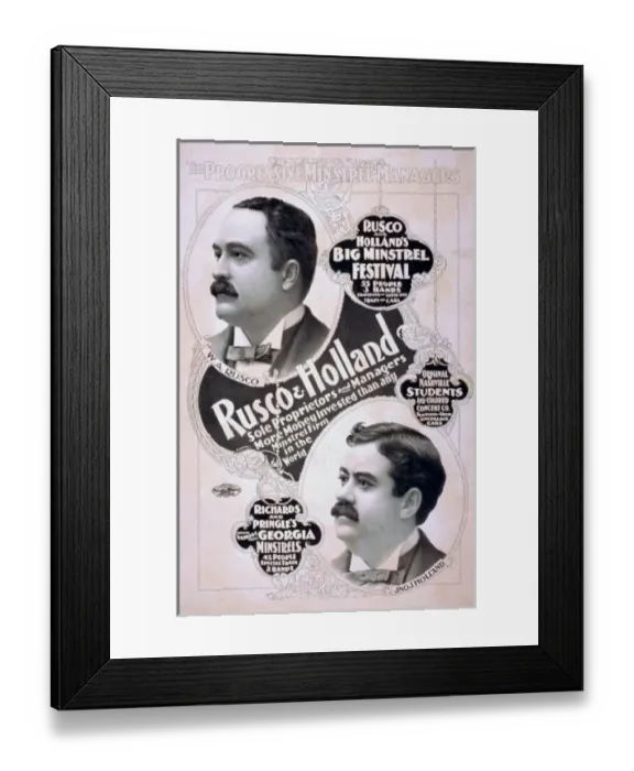 Framed Print : Rusco & Holland, sole proprietors and managers more money in Framed Print : Rusco & Holland, sole proprietors and managers more money in