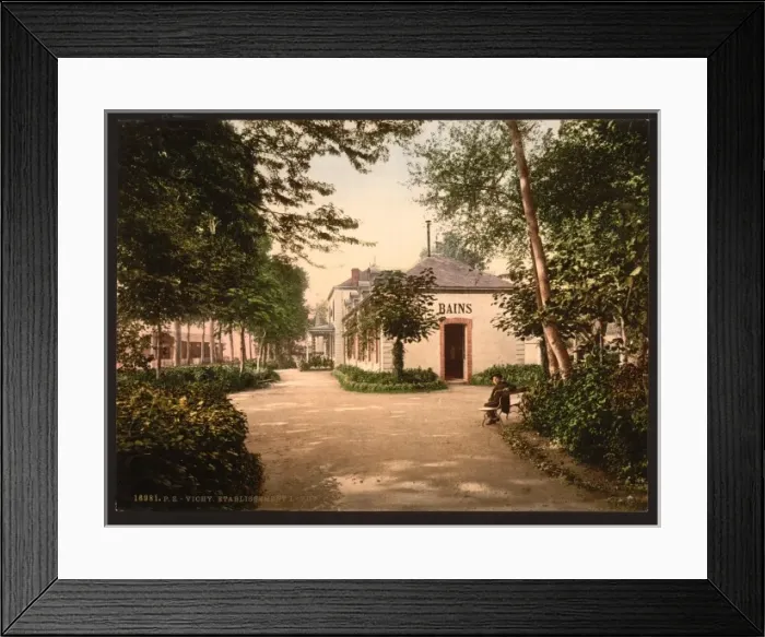 Framed Print : The Lardy buildings, Vichy, France Framed Print : The Lardy buildings, Vichy, France