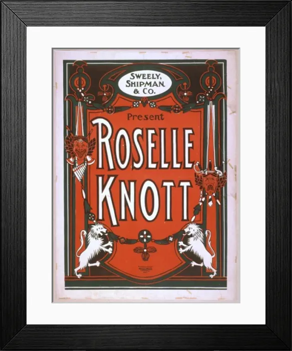 Framed Print : Sweely, Shipman & Co. present Roselle Knott Sweely, Shipman Framed Print : Sweely, Shipman & Co. present Roselle Knott Sweely, Shipman