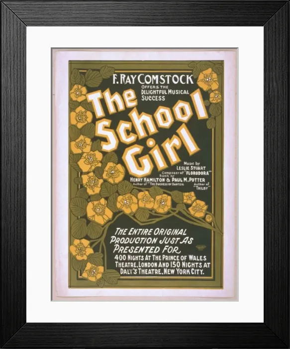 Framed Print : F. Ray Comstock offers the delightful musical success, The s Framed Print : F. Ray Comstock offers the delightful musical success, The s