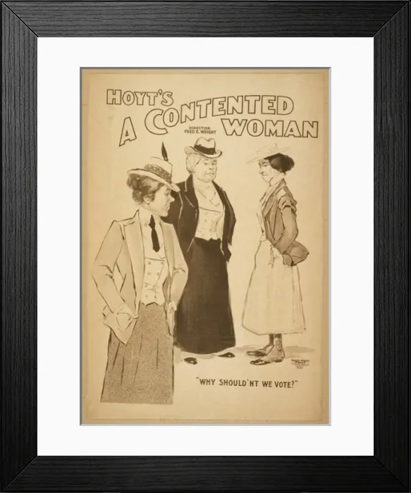 Framed Print : Hoyts A contented woman Framed Print : Hoyts A contented woman