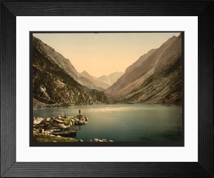 Framed Print : The lake, Gaube, Pyrenees, France Framed Print : The lake, Gaube, Pyrenees, France