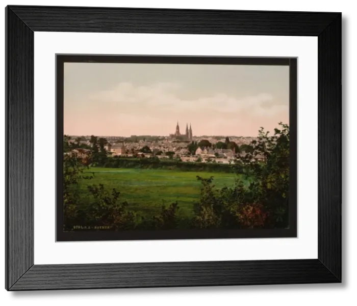 Framed Print : General view, Bayeux, France Framed Print : General view, Bayeux, France