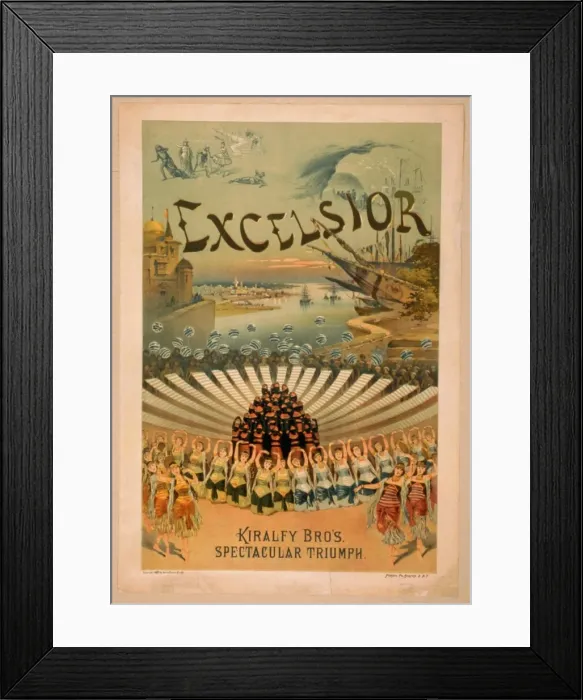 Framed Print : Excelsior Kiralfy Bro s. spectacular triumph Framed Print : Excelsior Kiralfy Bro s. spectacular triumph