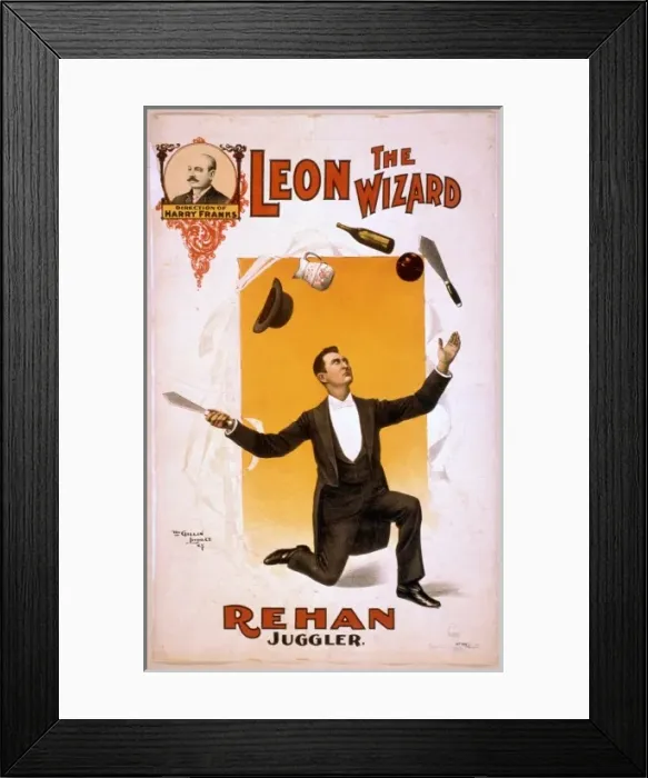 Framed Print : Leon the Wizard Framed Print : Leon the Wizard