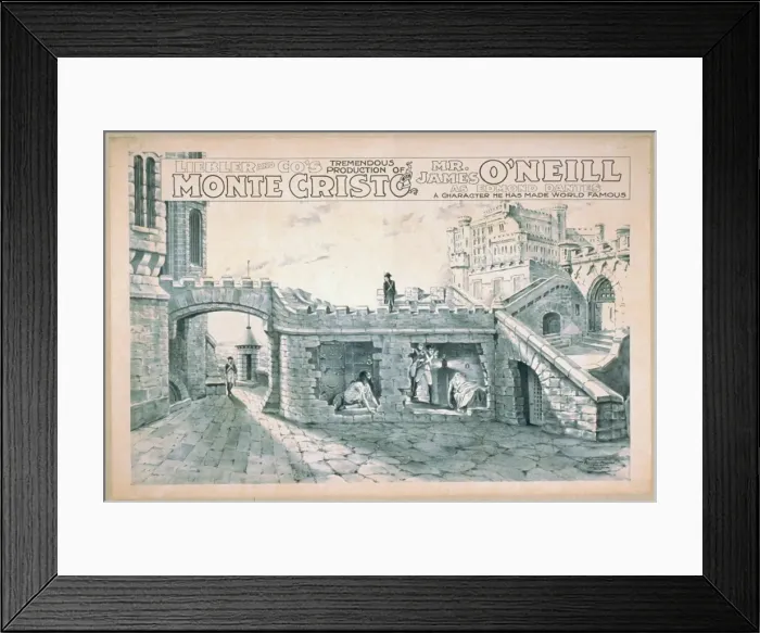 Framed Print : Liebler and Cos tremendous production of Monte Cristo with Framed Print : Liebler and Cos tremendous production of Monte Cristo with