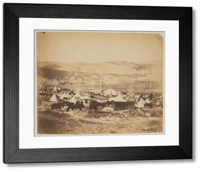 Framed Print : Camp of the 5th Dragoons Guards