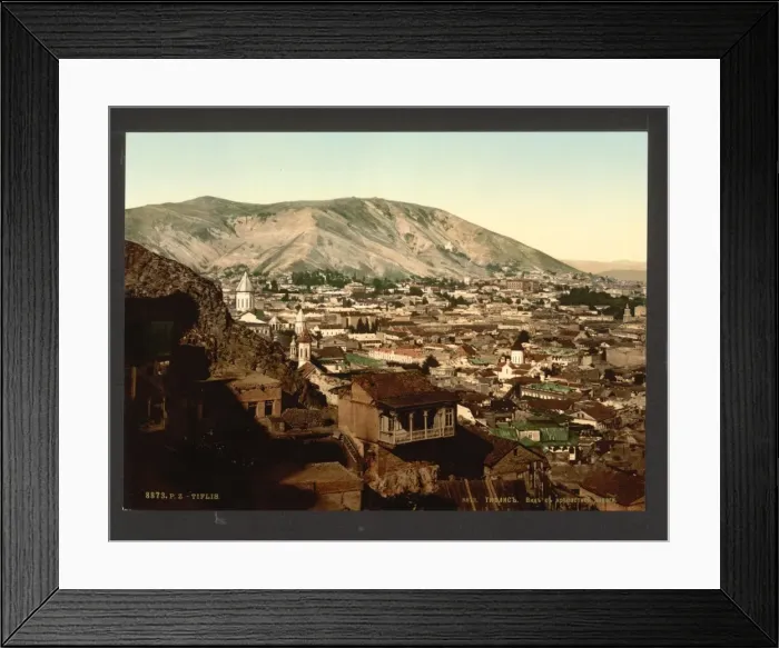 Framed Print : From the road to the fortress, Tiflis, Russia, (i. e. Tbilis Framed Print : From the road to the fortress, Tiflis, Russia, (i. e. Tbilis
