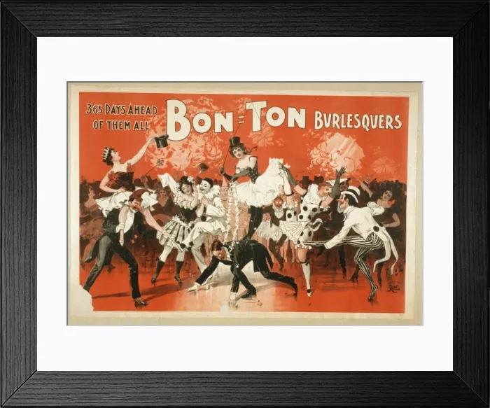 Framed Print : Bon Ton Burlesquers 365 days ahead of them all Framed Print : Bon Ton Burlesquers 365 days ahead of them all