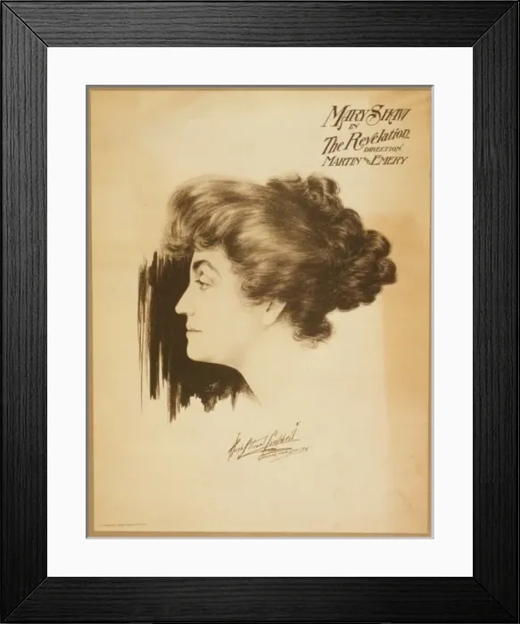 Framed Print : Mary Shaw in The revelation Framed Print : Mary Shaw in The revelation