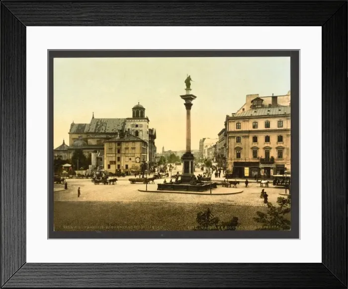 Framed Print : King Sigismunds monument, Warsaw, Russia (i. e. Warsaw, Pola Framed Print : King Sigismunds monument, Warsaw, Russia (i. e. Warsaw, Pola