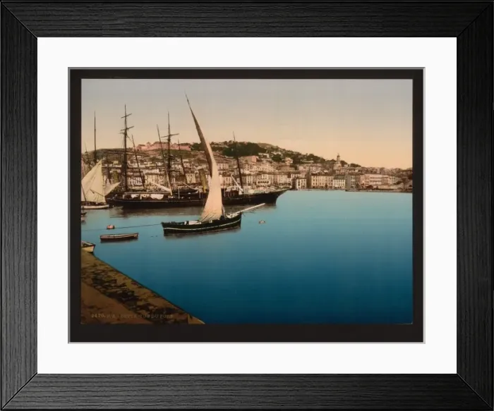 Framed Print : The harbor, Cette, France Framed Print : The harbor, Cette, France