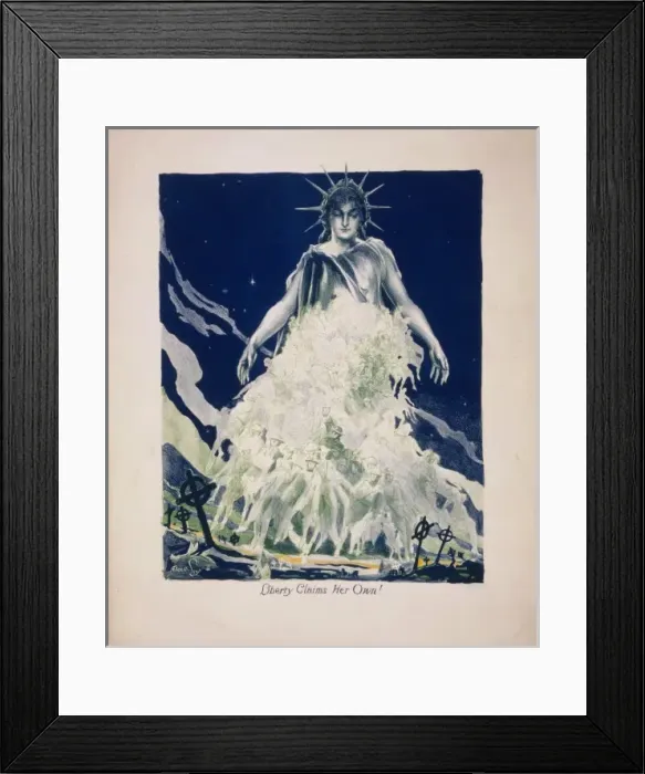 Framed Print : Liberty claims her own Framed Print : Liberty claims her own