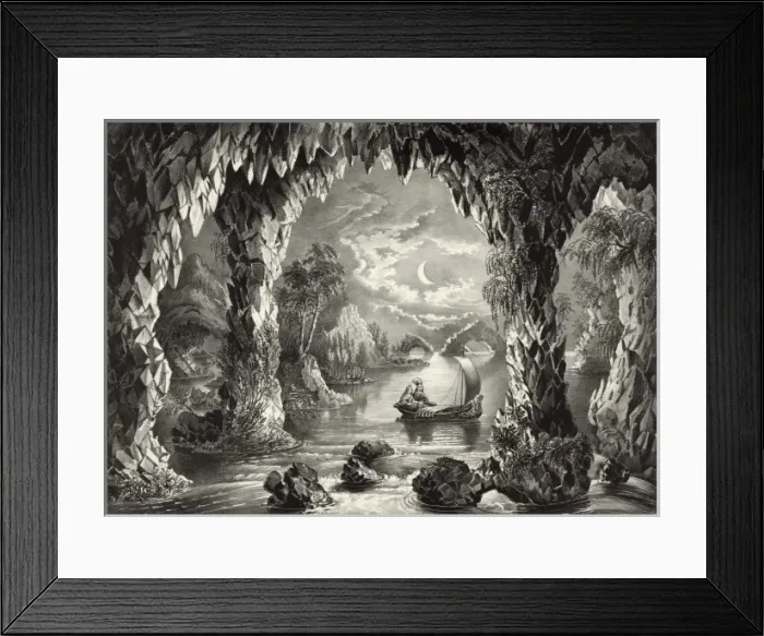 Framed Print : The Enchanted cave Framed Print : The Enchanted cave