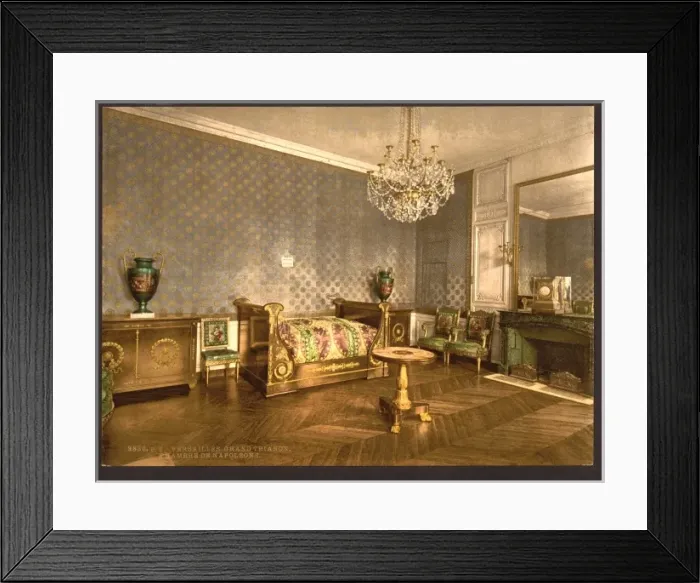 Framed Print : Grand Trianon, chamber of Napoleon Framed Print : Grand Trianon, chamber of Napoleon