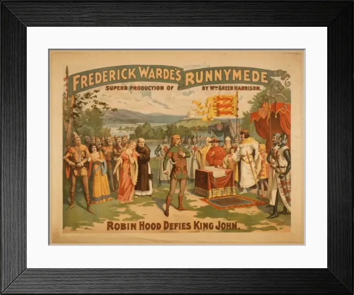 Framed Print : Frederick Wardes superb production of Runnymede by Wm. Gree Framed Print : Frederick Wardes superb production of Runnymede by Wm. Gree