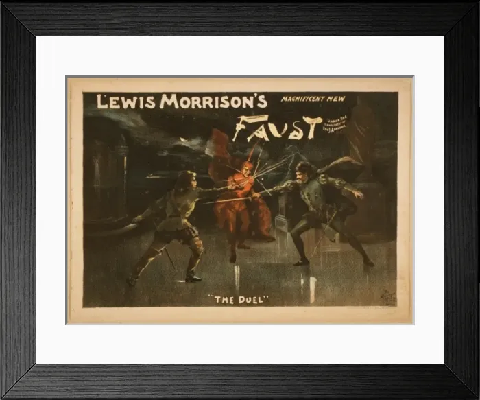 Framed Print : Lewis Morrisons magnificent new Faust Framed Print : Lewis Morrisons magnificent new Faust