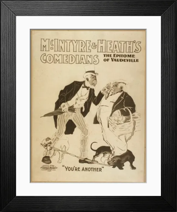 Framed Print : McIntyre & Heaths Comedians the epitome of vaudeville McInt Framed Print : McIntyre & Heaths Comedians the epitome of vaudeville McInt