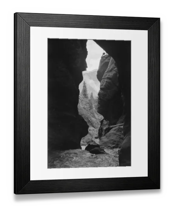 Framed Print : Box canyon near Ouray, Colorado Framed Print : Box canyon near Ouray, Colorado