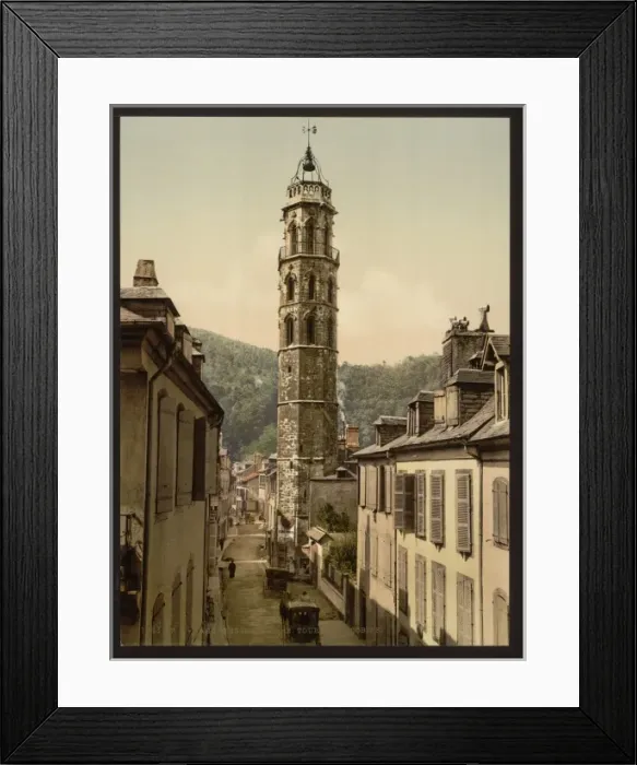 Framed Print : Jacobin tower, Bagneres de Bigorra (i. e. Bagneres-de-Bigorr Framed Print : Jacobin tower, Bagneres de Bigorra (i. e. Bagneres-de-Bigorr