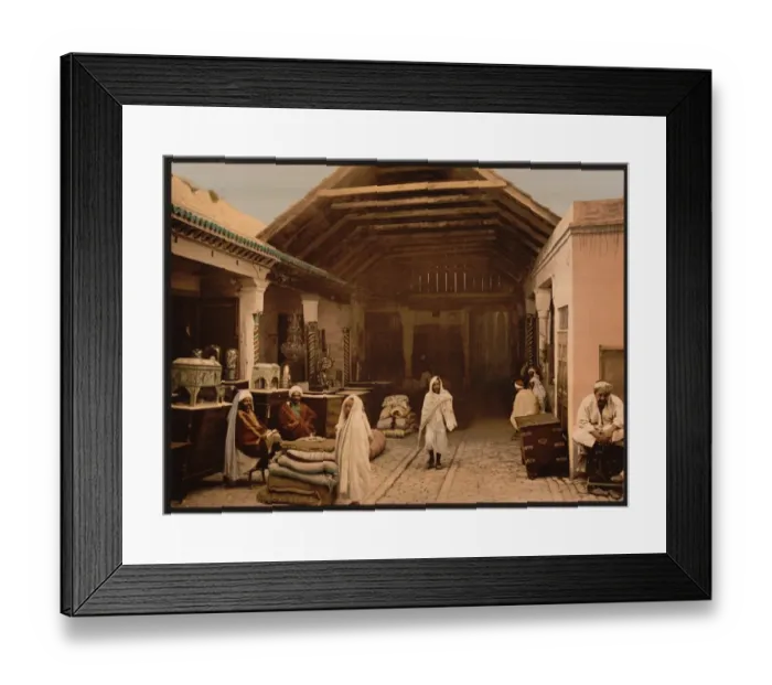Framed Print : A bazaar, Tunis, Tunisia Framed Print : A bazaar, Tunis, Tunisia