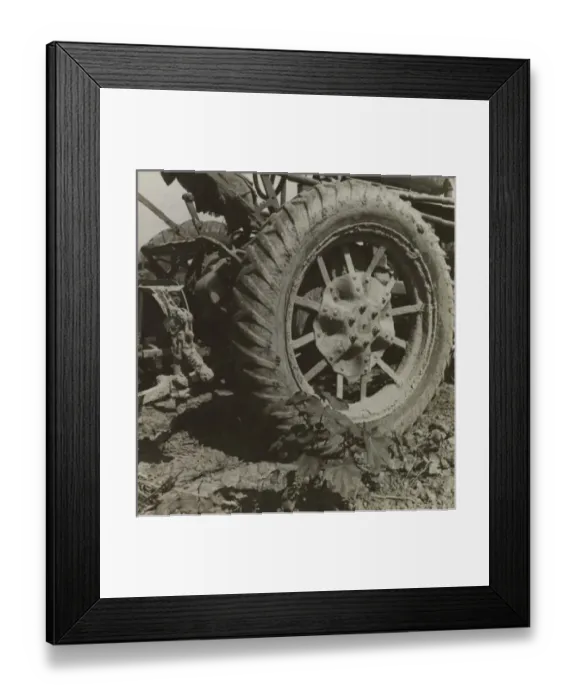Framed Print : The tractor is driving cotton workers off the land. Mississi Framed Print : The tractor is driving cotton workers off the land. Mississi