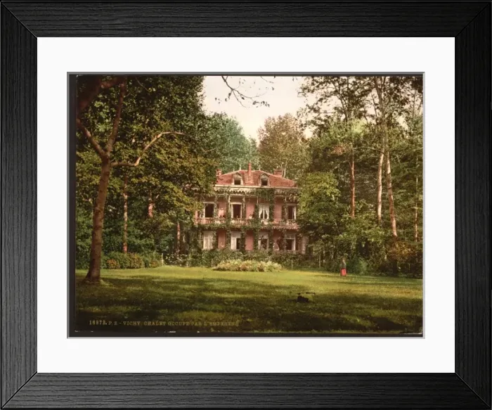 Framed Print : Cottage occupied by l Empereur, Vichy, France Framed Print : Cottage occupied by l Empereur, Vichy, France