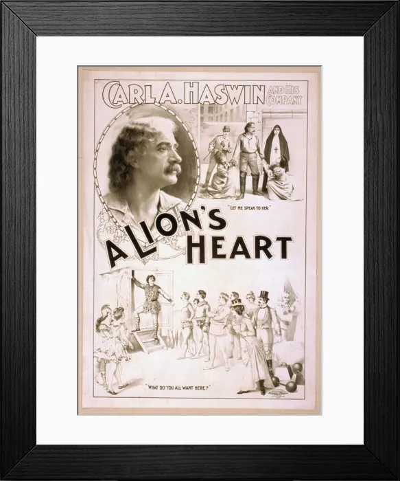 Framed Print : Carl A. Haswin and his company in A lions heart Framed Print : Carl A. Haswin and his company in A lions heart