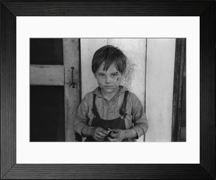 Framed Print : Son of a citrus worker, Winter Haven, Florida Framed Print : Son of a citrus worker, Winter Haven, Florida